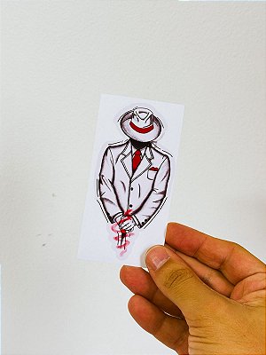 Adesivo de Zé com bengala