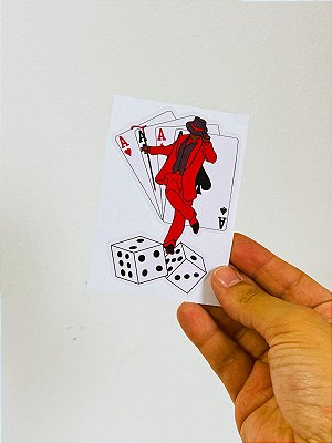 Adesivo de Zé vermelho