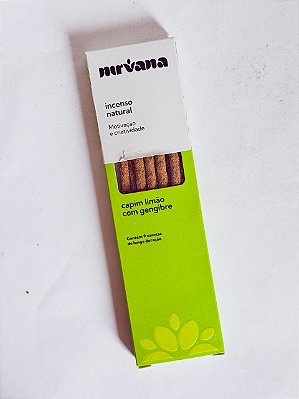 Incenso Nirvana - Capim limão com gengibre