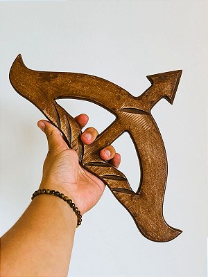 Ofá trabalhado em madeira