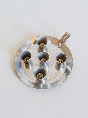 Suporte vela palito castiçal p/ 5 velas