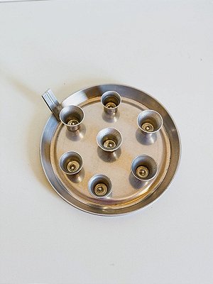 Suporte vela palito castiçal p/ 7 velas