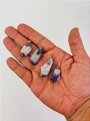 Pingente de Cacoxinita bruto - Espiritualidade e Ascensão