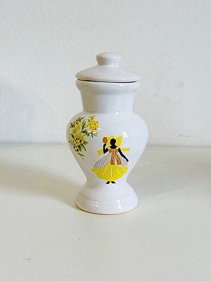 Quartinha de louça desenhada Oxum 15cm s/ asa