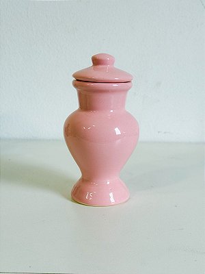 Quartinha de louça Rosa 15cm s/ asa