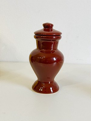 Quartinha de louça Marrom 15cm s/ asa