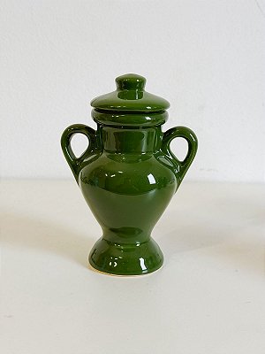 Quartinha de louça Verde 15cm c/ asa