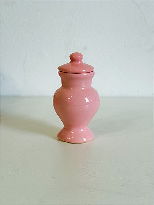 Mini Quartinha de louça Rosa 10cm s/ asa