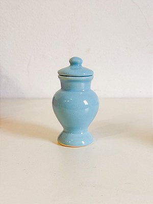 Mini Quartinha de louça Azul Claro 10cm s/ asa