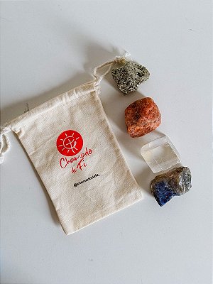 Kit de Cristais Brutos para Trabalho e Estudo – Foco, Memória, Clareza e Criatividade