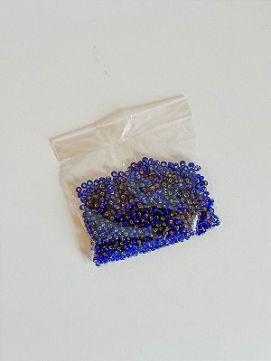 Pacote de Miçanga 50g - Azul cristal