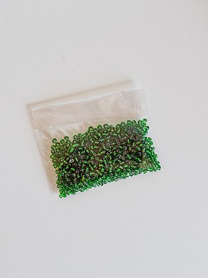 Pacote de Miçanga 50g - Verde Cristal