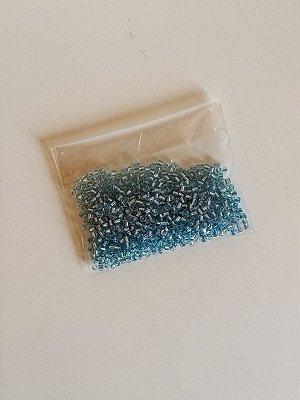 Pacote de Miçanga 50g - Azul claro cristal