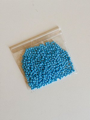 Pacote de Miçanga 50g - Azul claro Leitoso