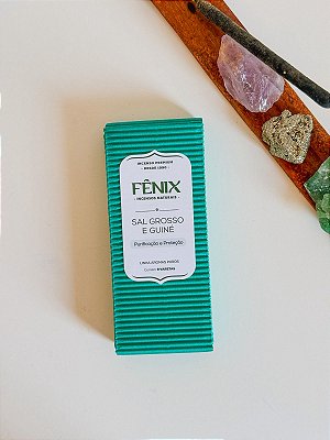 Incenso Fênix de Sal Grosso e guiné - Descarrego e proteção