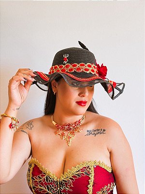 Chapéu Luxo de Pomba Gira personalizado