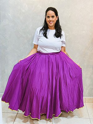 Saia Godê Roxo violeta