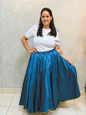 Saia Godê Azul Escuro