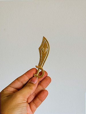 Mini Paramenta de espada - Dourado