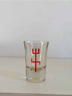 Copo de Dose Exu tridente Vermelho