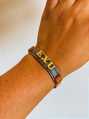 Pulseira de couro  - Exu