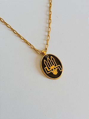 Colar banhado de Exu Caveira