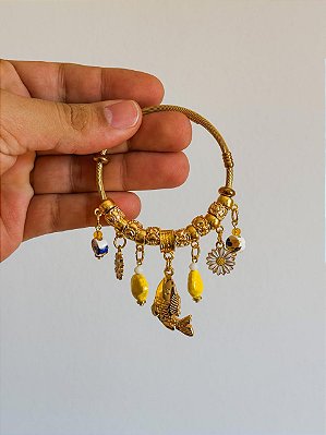 Pulseira Bracelete de Oxum