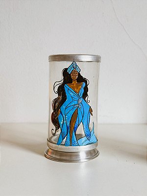 Porta vela exclusivo de Iemanjá