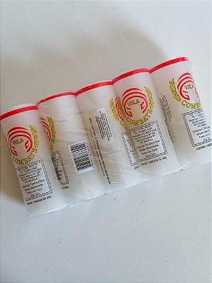 Pacote com 5 velas de 7 dias 240g