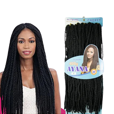 CABELO AYANA TWIST FINO - FIBRA SITÉTICA - CHEREY 400G