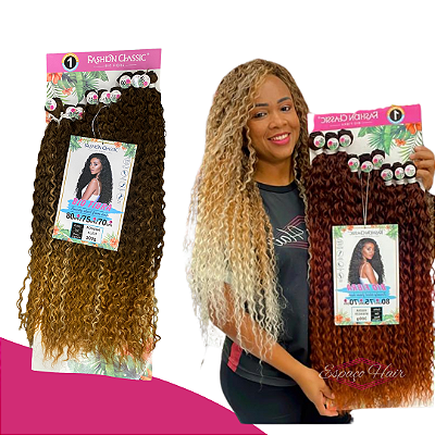 CABELO CACHEADO FOGOSA - BIO FIBRA - FASHION CLASSIC 80CM