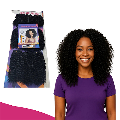 CABELO CACHEADO GENEROSA - ORGANICO BRAZILIAN IDOL