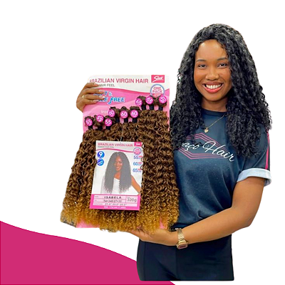 CABELO CACHEADO ISABELA BIO FIBRA - BRAZILIAN VIRGIN SLEEK
