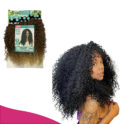 CABELO CACHEADO KARINA PLUS ORGANICO - SLEEK 75CM 320G