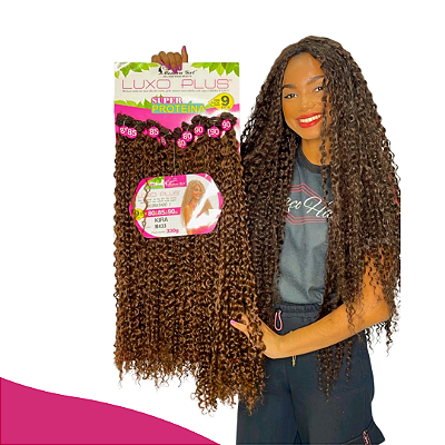 CABELO CACHEADO KIRA SUPER PROTEINA - MODERN GIRL LUXO PLUS 90CM