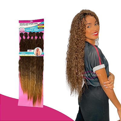 CABELO KEILA ENTRELACE SLEEK BRAZILIAN VIRGIN HAIR BIO FIBRA