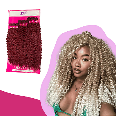 CABELO CACHEADO LADY GODES OORGANICO ZHANG HAIR 65CM