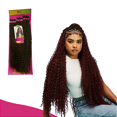 CABELO CACHEADO JUMBO CARIBE - FIBRA PREMIUM ZHANG HAIR ENTRELACE
