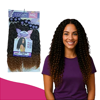CABELO CACHEADO MINAS PLUS BIO FIBRA - MIRACLE SLEEK - 60CM