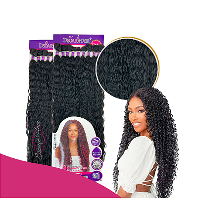 CABELO CACHEADO DSOAR HAIR PODEROSA - FIBRA IMPORTADA - COMPRIDO