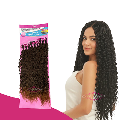 CABELO CACHEADO SELENA PLUS - BIO FIBRA - BRAZILIAN VIRGIN HAIR SLEEK