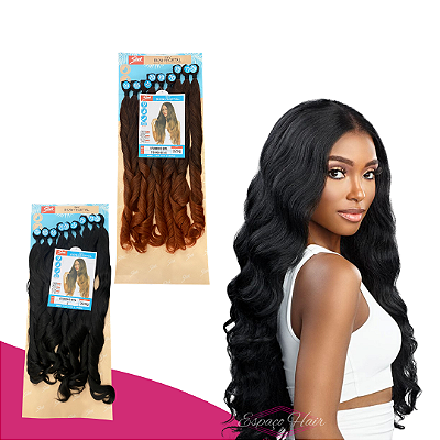 CABELO LISO ONDULADO STUNNING GIRL BIO FIBRA - SLEEK - 75CM MACIO