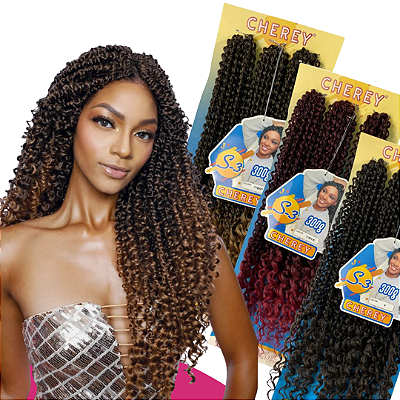 TWIST COM CACHOS CHEREY S-3 SINTÉTICO - DRED REMOVIVEL CABELO