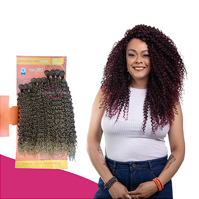 CABELO CACHEADO UBUNTU ORGANICO BE YOU 65CM
