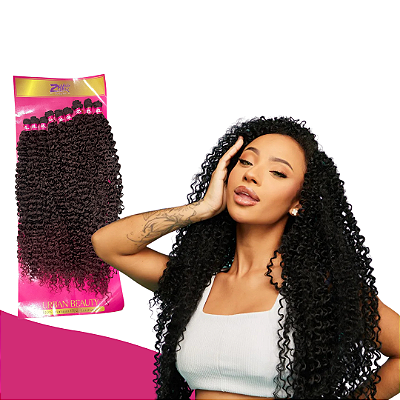 CABELO CACHEADO ZHANG HAIR URBAN BEAUTY - FIBRA PREMIUM - ENTRELACE