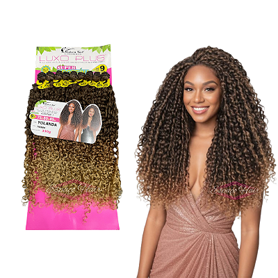 CABELO CACHEADO YOLANDA - MODERN GIRL - CACHO ABERTO - ADERE A CREME - FIBRA DE PROTEINA
