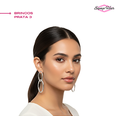 BRINCOS PRATAS - VARIAÇÃO 3/ BIJUTERIAS