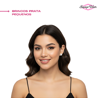 BRINCOS PRATAS PEQUENOS - VARIAÇÃO 1/ BIJUTERIAS