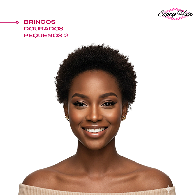 BRINCOS DOURADOS PEQUENOS - VARIAÇÃO 2/ BIJUTERIAS