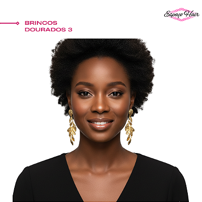 BRINCOS DOURADOS - VARIAÇÃO 3/ BIJUTERIAS